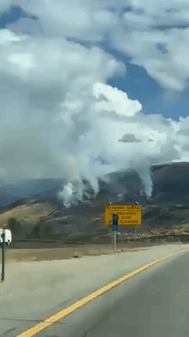 Smoke Smothers Colorado Sky as Ptarmigan Fire Grows