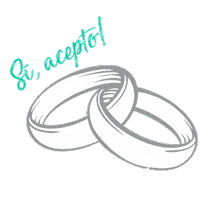 Wedding Si Sticker by Ana Gonzalez joyas