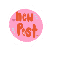 New Post Smile Sticker