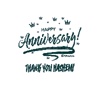 Anniversary Sticker by Thank You Hashem