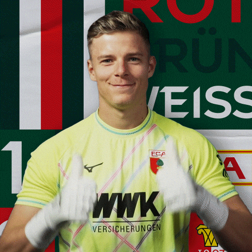 Bundesliga Smile GIF by FC Augsburg 1907