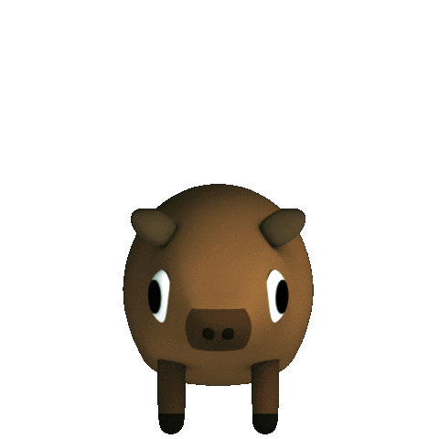 we_are_alan giphyupload animals 3d bounce Sticker