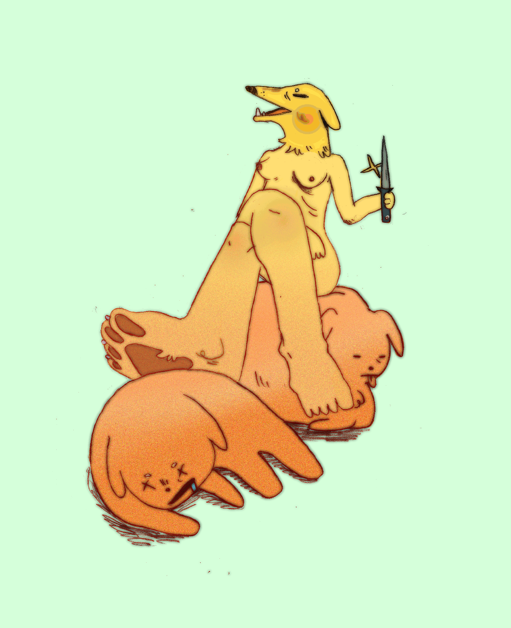 dog gif artist GIF