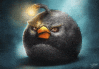Angry Birds Bomb GIF