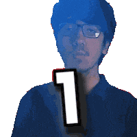 Number One Sticker