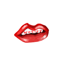 lips mouth Sticker by WESLEE