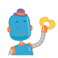 Animation Robot Sticker by Mundo Bita