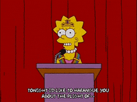 happy lisa simpson GIF