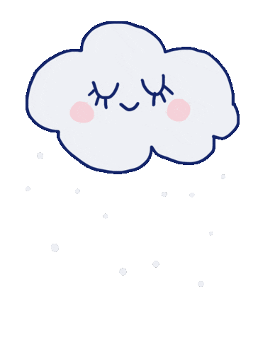 Cold Days Snow Sticker