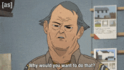 Suspicious Animation GIF by Adult Swim