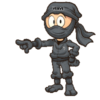 Mma Ninja Sticker by Verve Taekwondo