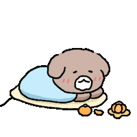 ehiehi_2021 dog winter puppy home Sticker