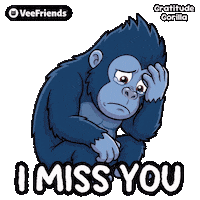 Sad Miss You Sticker by VeeFriends