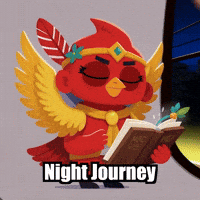 Night Journey Travel GIF by The Cardinal Virtue