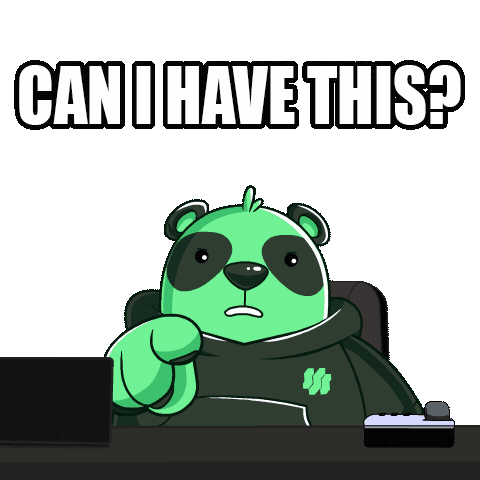 Give Me Please Sticker by SuperVerse