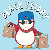 Black Friday Shopping GIF by Pudgy Penguins