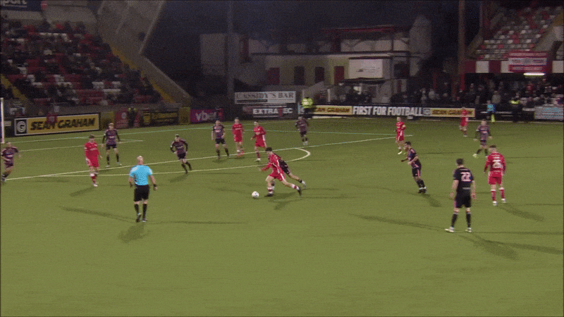 Goal Rocket GIF by Cliftonville Football Club