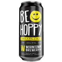 be hoppy india pale ale Sticker by Wormtown Brewery