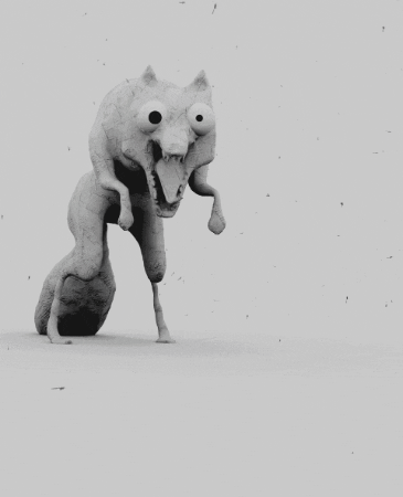 3D Wolf GIF by Cassette Vision