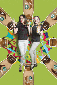 starbucks, makesomefun, starbucksmakesomefun GIF by Starbucks MakeSomeFun