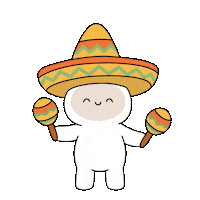 Cinco De Mayo Maracas Sticker by okdstudio