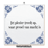 Geluk Trots Sticker by Tegelspreuken.nl