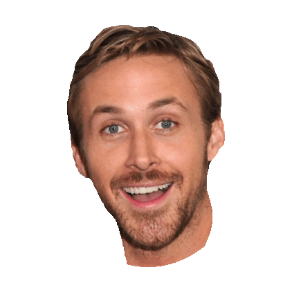 ryan-gosling babe STICKER by imoji
