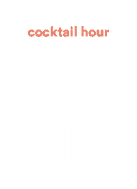 cafe cocktail Sticker by Sunnies Studios
