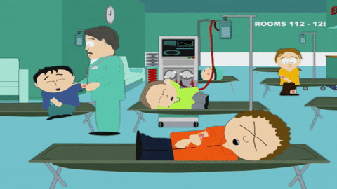 hospital helping GIF by South Park 