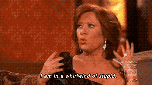 stupid real housewives GIF