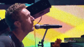 iheartradio music festival coldplay GIF by iHeartRadio