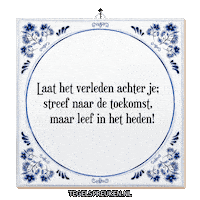 Focus Moment Sticker by Tegelspreuken.nl