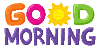 good morning Sticker by Carawrrr