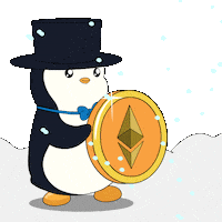 Crypto Penguin Sticker by Pudgy Penguins
