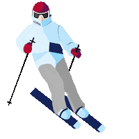 Winter Ski Sticker by Ötztal Tourismus