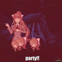 Doki Doki Monika GIF