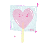 maritadsgn heart sweet candy valentines Sticker