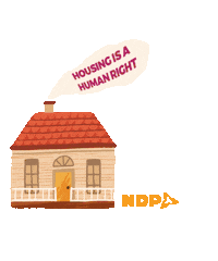 Andrea Horwath Affordable Housing Sticker by Ontario's New Democrats