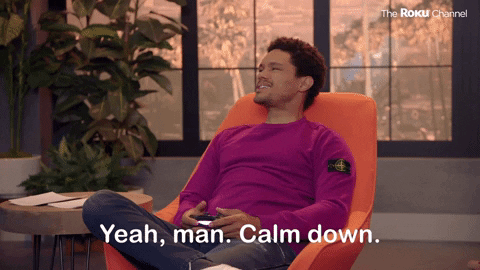 Calm Down Video Game GIF by The Roku Channel