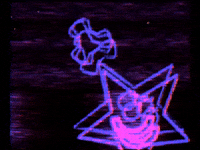 Skarmuse vhs effects magical synth GIF