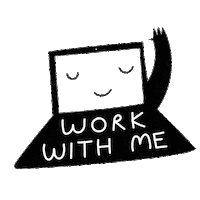 Work Working Sticker by Natalie Byrne