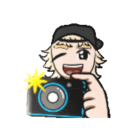 lukewesten smile film photography streamer Sticker