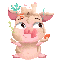 Sand Castle Summer Sticker