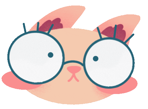 Cat Blink Sticker by whisper_pic