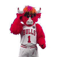 Cant Hear Benny The Bull Sticker by Chicago Bulls