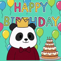 Happy Birthday GIF by Pandu Pandas
