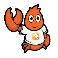 Rock Lobster Spark Sticker by RockRMS