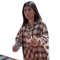 Chrissie Fit Lol Sticker by Awkwafina is Nora from Queens