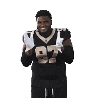 Football Sport Sticker by New Orleans Saints