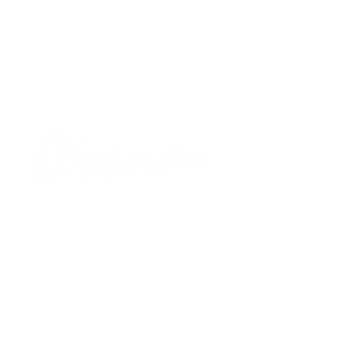 Greek Omicron Sticker